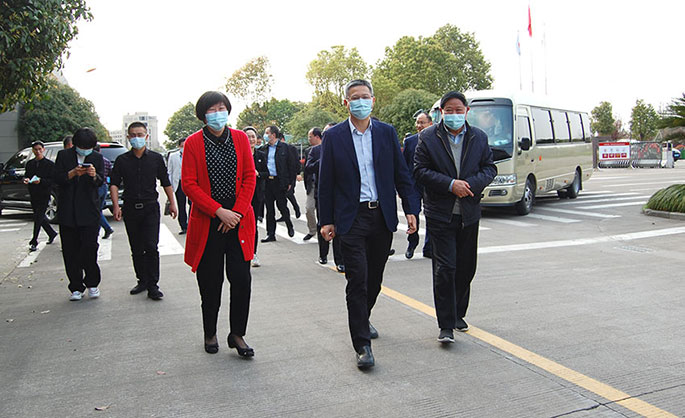 市委書記徐建役來青青青草视频集團調研